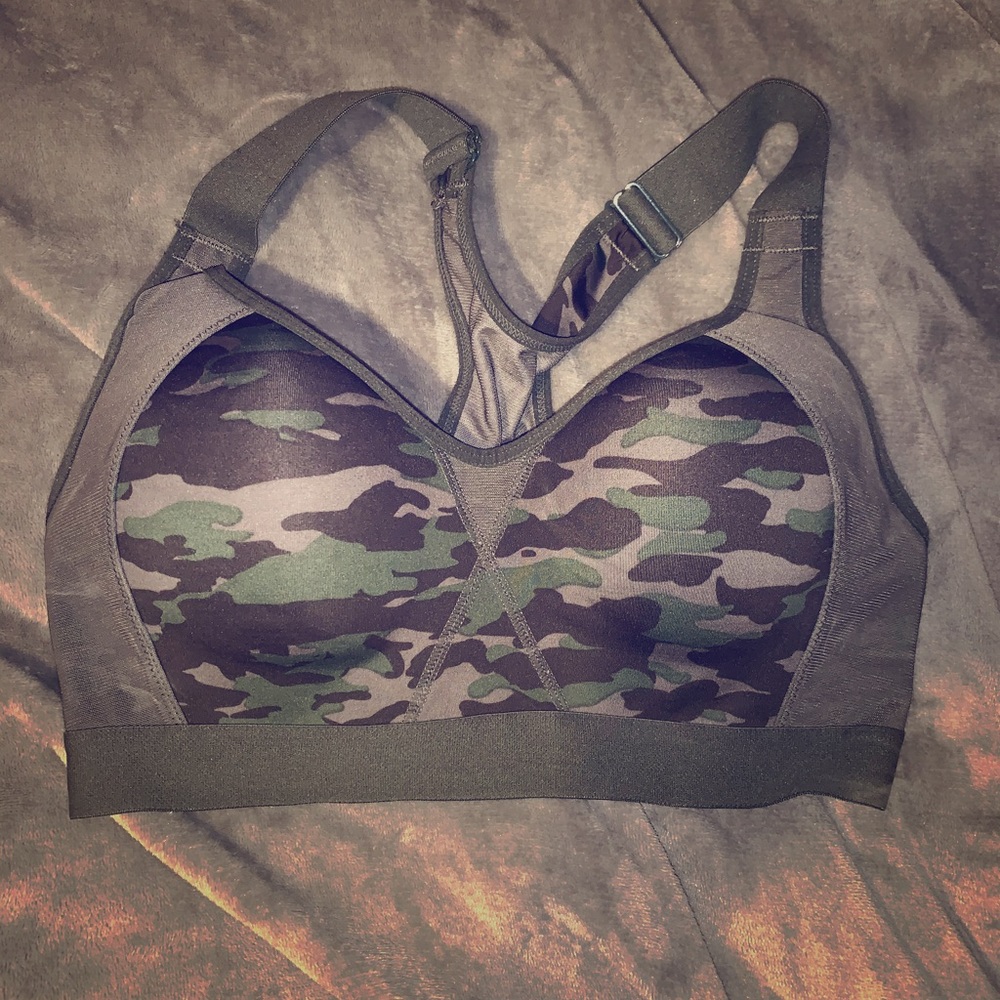 Camo sports bra